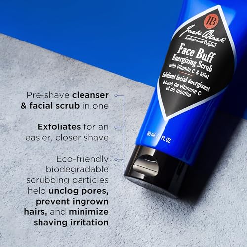 Jack Black Face Buff Energizing Scrub - Mens Pre Shave Cleanser - Product Imagery