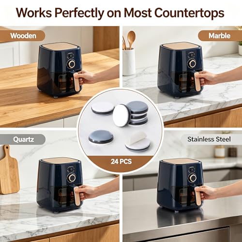 Appliance Sliders for Kitchen 24 PCS Self-Adhesive Small Kitchen - Product Imagery