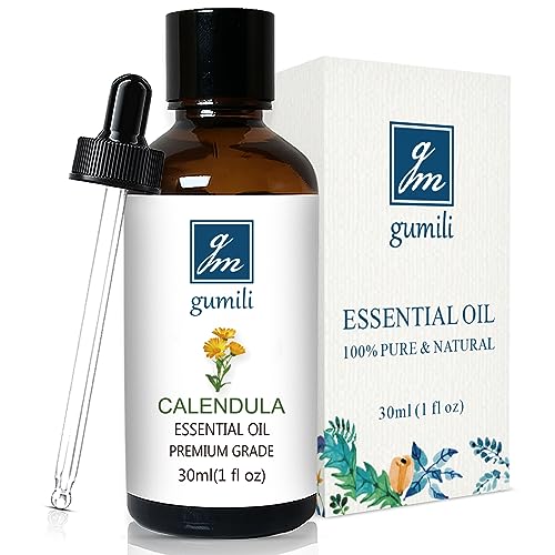 GM Gumili Calendula Essential Oil, Floral Perfume Oil for Women, - Product Imagery