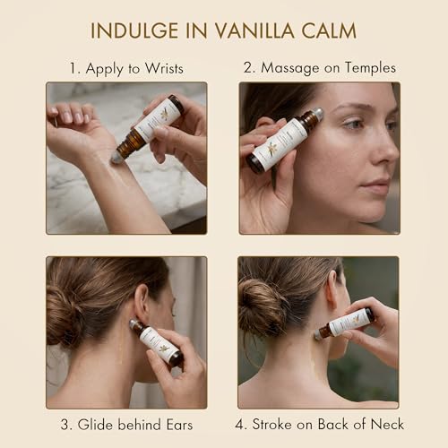 Majestic Pure Vanilla Fragrance Oil Perfume Roller - 0.3 Fl Oz - Product Imagery
