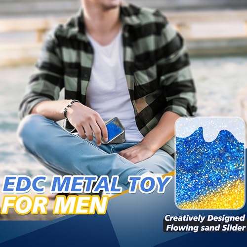 Liquid Fidget Slider Toy for Adults, Metal Magnetic Fidgets Cool - Product Imagery