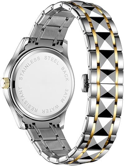 Gosasa Luxury Men's and Women's Business Diamond Stainless Steel - Product Imagery