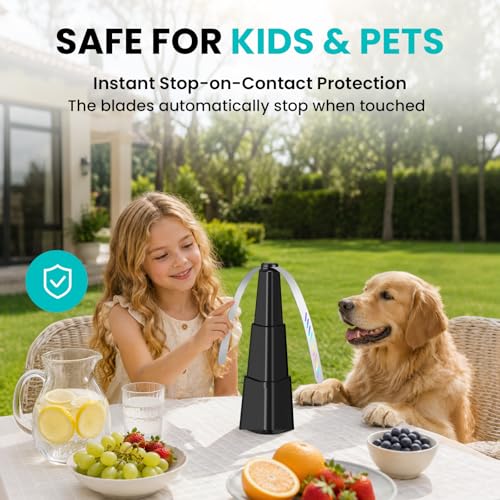 Fly Fans for Tables, Fly Fan Outdoor Indoor Keep Flies Away, - Product Imagery
