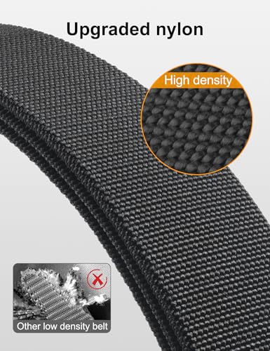 JUKMO Quick Release Tactical Belt, Military Work 1.5" Nylon Web - Product Imagery