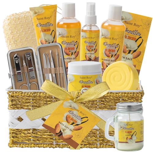 Large basket 25 pcs for Women Men Gifts Vanilla Honey Almond - Saint Roy Official Imagery - 1