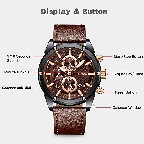MINI Focus Men Watches Business Casual Wrist Watches - Product Imagery