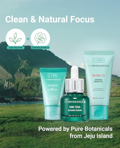 BRING GREEN TEA TREE CICA SET | Korean Skin Care Kit for - Product Imagery
