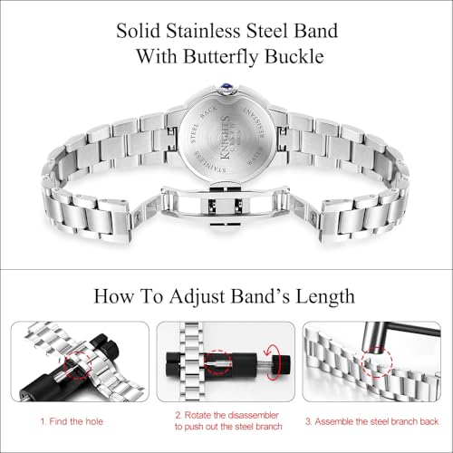 Classic Vintage Watch for Women Roman Numerals - Product Imagery