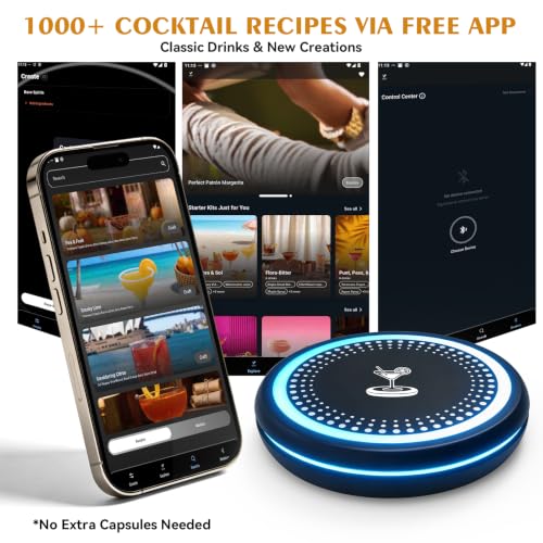 Smart Cocktail Maker Coaster,LED Guided Cocktail Making for - Product Imagery