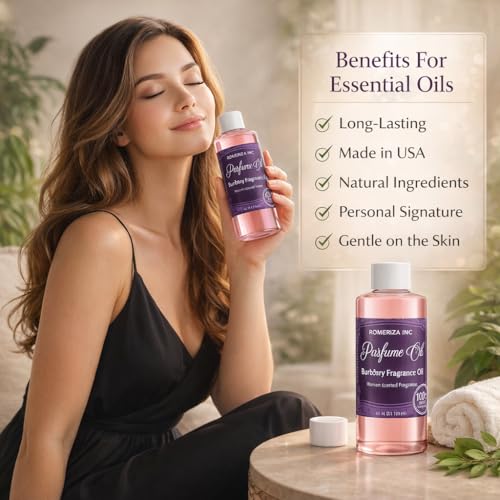 1 Fl Oz Burb3rry Perfume Body Oil Fragrance For Women By, - Product Imagery