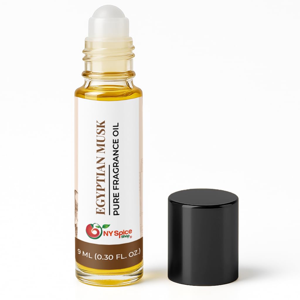 NY Spice Shop Egyptian Musk Fragrance – Pack of 1 Soft Floral - Product Imagery