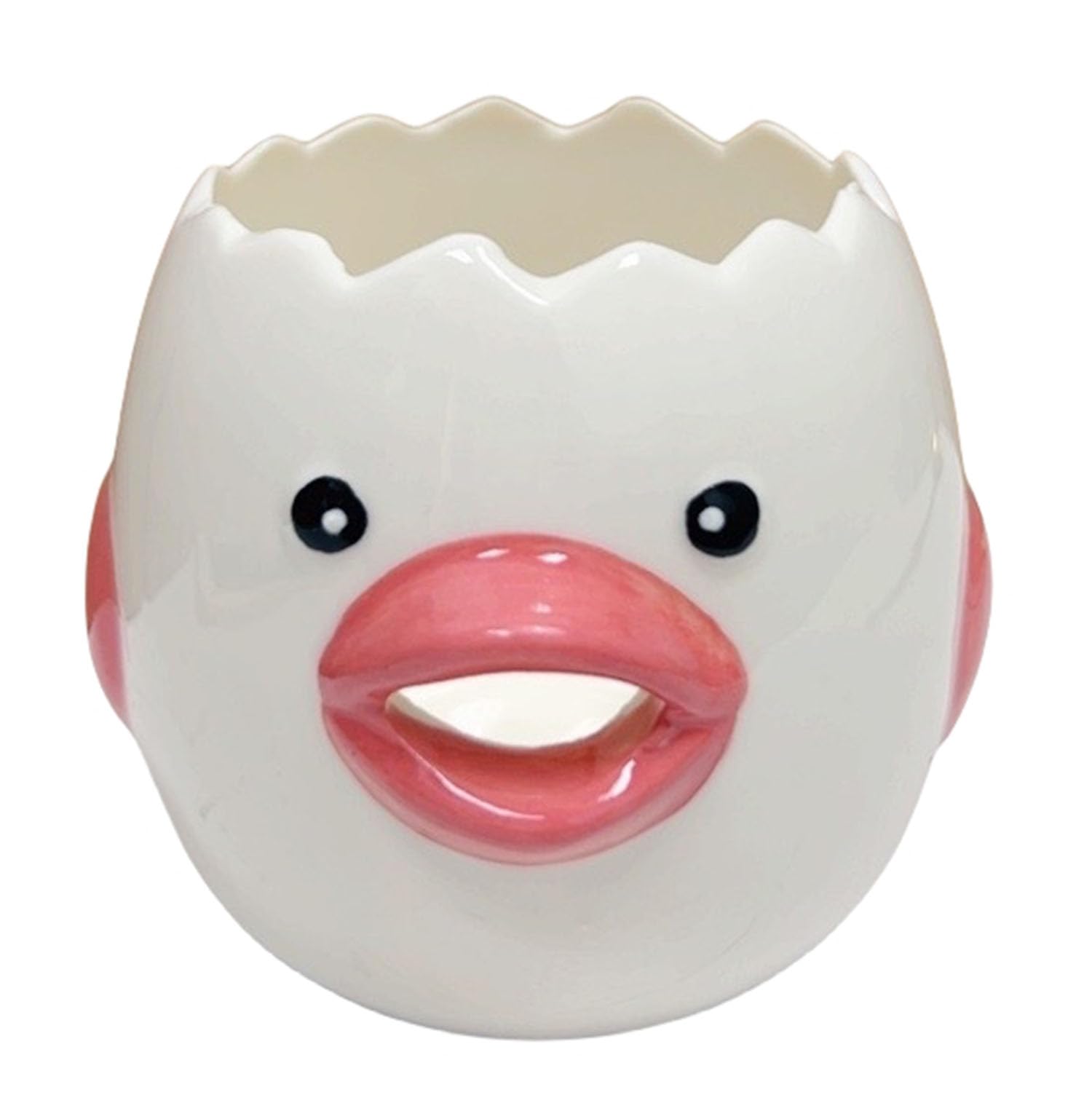 AMZWISH LuoCoCo Cute Egg Separator, Ceramics Vomiting Chicken Egg Yolk - View 6