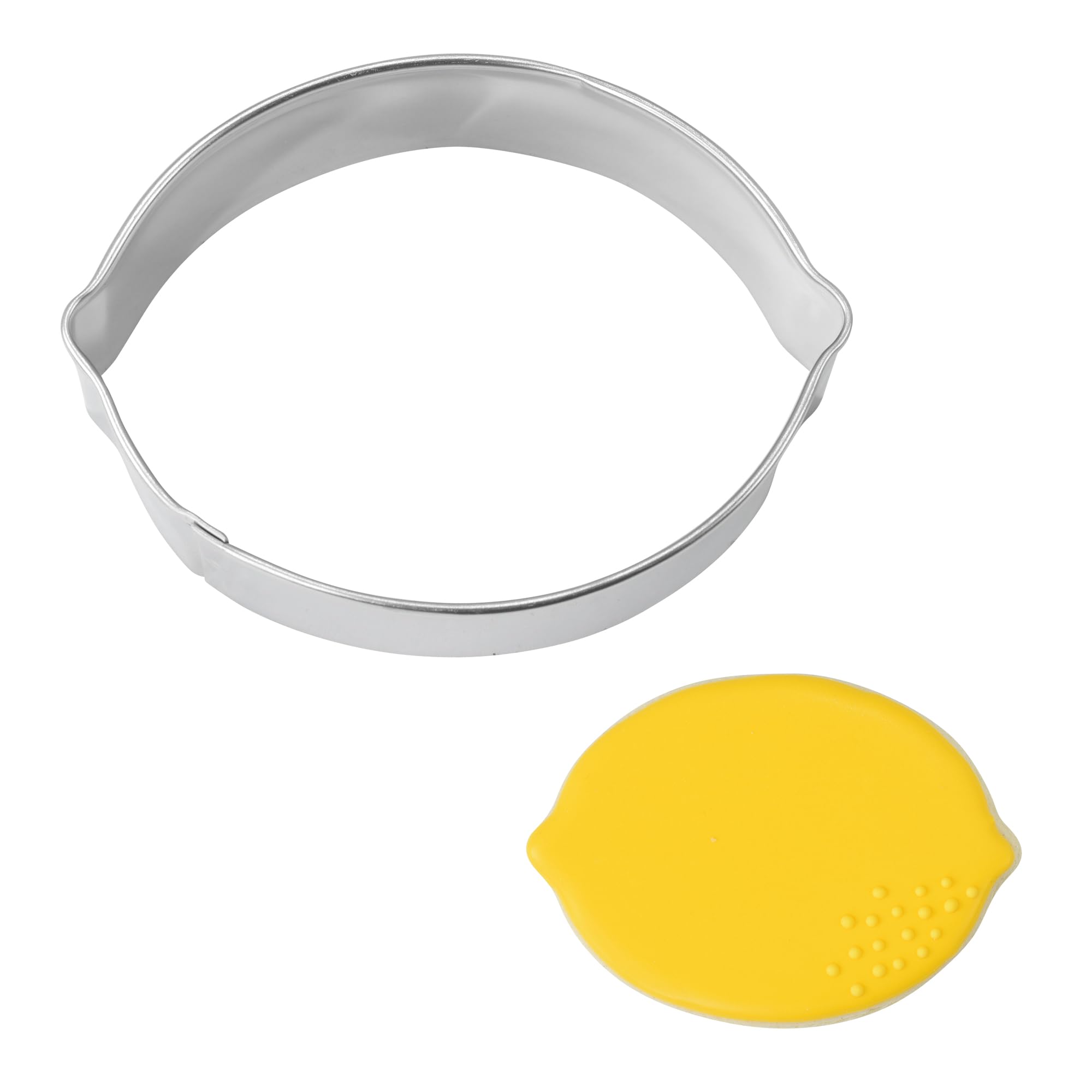 R&M Lemon Cookie Cutter. 3.5" Stainless Steel - View 1