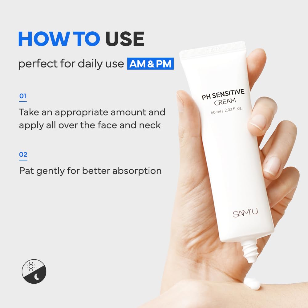 SAM U PH Sensitive Cream Long Lasting Hydration Moisturizer - SAM'U Official Imagery - 7
