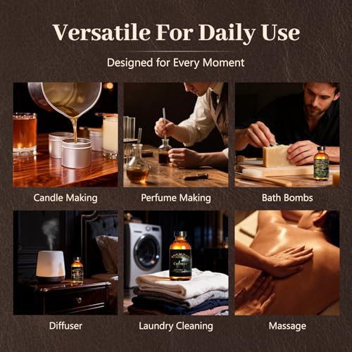 Auelife Cologne Essential Oils for Diffuser for Home, 4 Fl Oz - Product Imagery