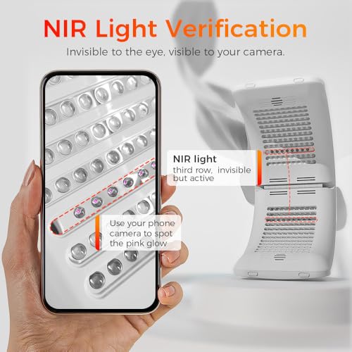BestQool LED Light Therapy for Face and Body, 6 Colors & NIR - Product Imagery