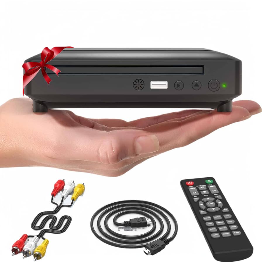 Mini HD DVD Player CD Players for Home DVD Players for TV - Ceihoit Official Imagery - 1