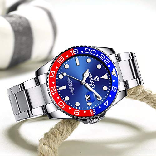 MASTOP Fashion Men's Women's Watch Leather Or Stainless Steel - Product Imagery