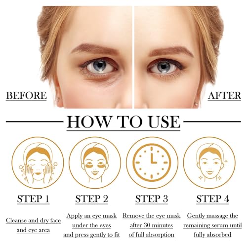 30PCS Lip Mask & Under Eye Patches Skincare Set,Moisturizing - Product Imagery