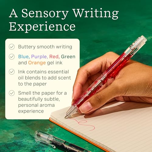 Lifelines Scented Lava Gel Pen Set, 5 Multi-Color Pack, 0.5mm - Product Imagery