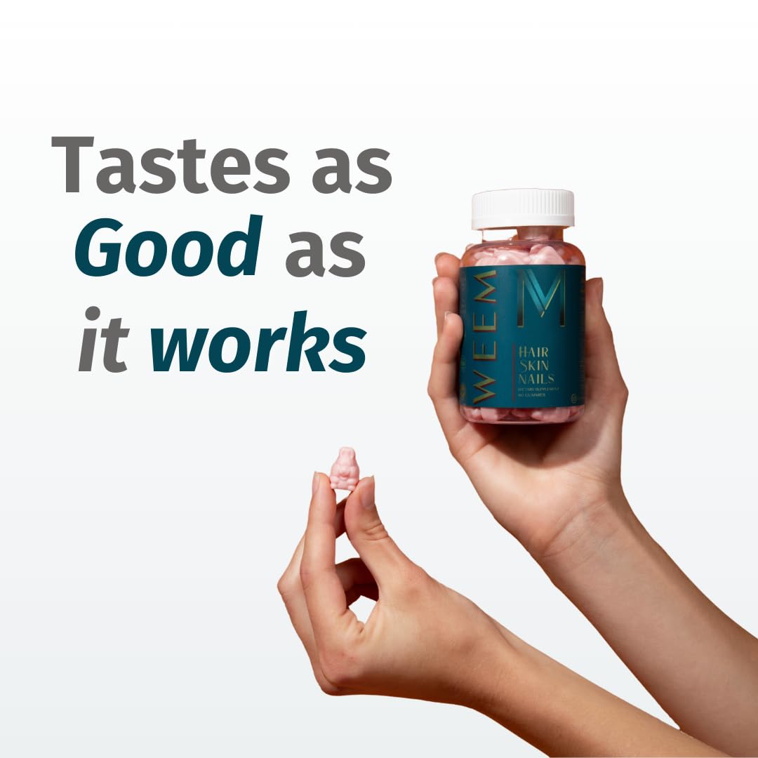 WEEM Hair Skin and Nails Gummies - WEEM Official Product View 6
