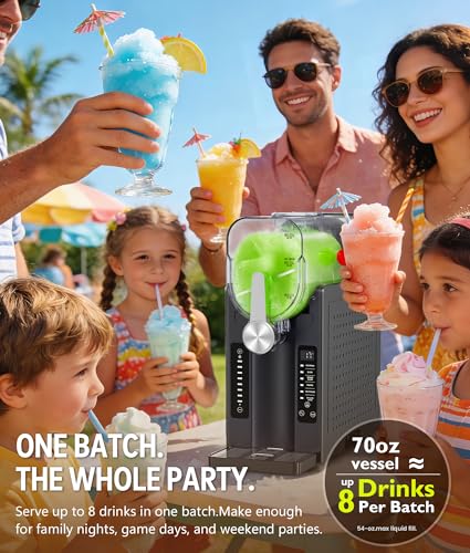 BKPPM Slushie Machine: No Ice Needed Slushy Machine for Home, 6 - Product Imagery