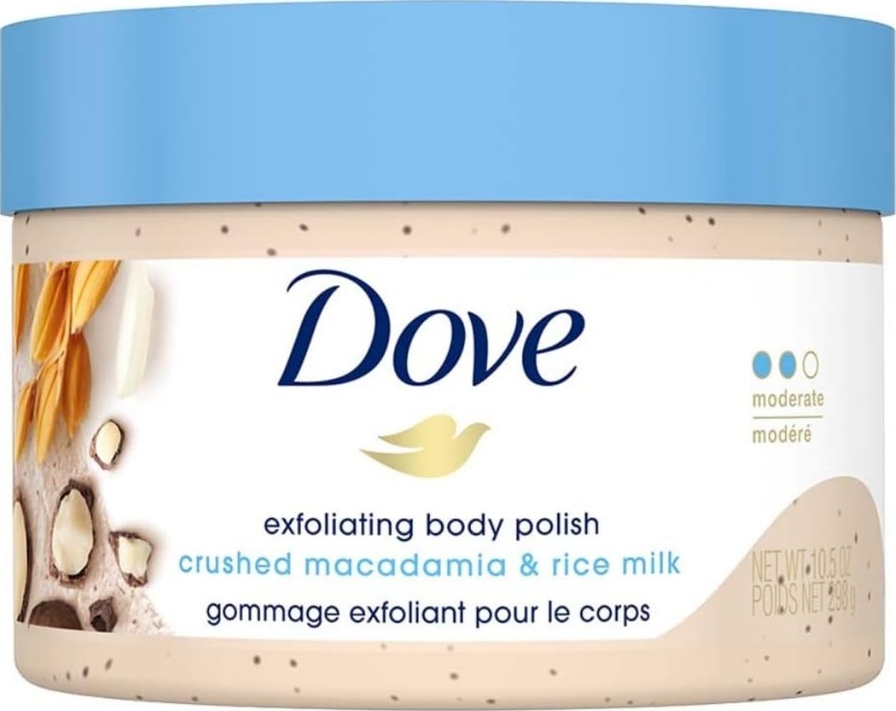 Elefair Tech Dove Scrub Macadamia & Rice Milk Reveals Visibly Smoother Skin - Elefair Tech Official Product View 2