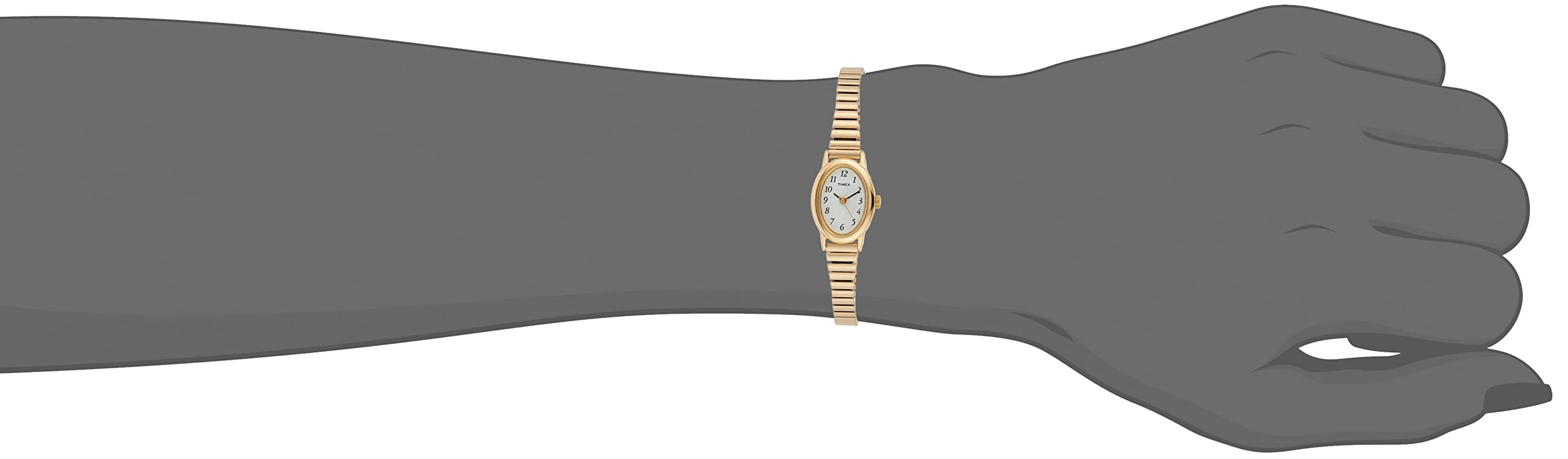 Timex Women's Cavatina Watch - TPearl Dial Gold-Tone Case - View 5