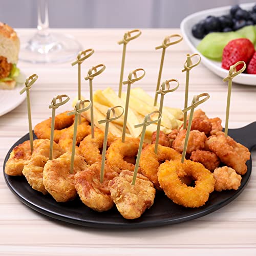 200 PCS Cocktail Picks, Fancy Toothpicks for Appetizers, Mini - Product Imagery