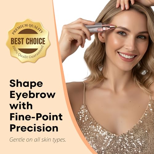 VG VOGCREST Eyebrow & Facial Trimmer: 2 in1 Rechargeable Facial - Product Imagery