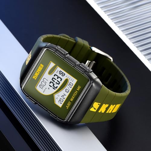 Unisex Waterproof Digital Watch Casual Electronic Wristwatch - Product Imagery