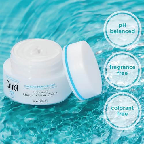 Curel Japanese Skin Care Intensive Face Moisturizer Cream, Hyd... - Product Imagery