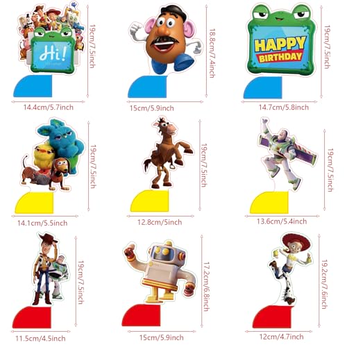 For Toy Story Birthday Party Supplies , 9Pcs Honeycomb - Product Imagery