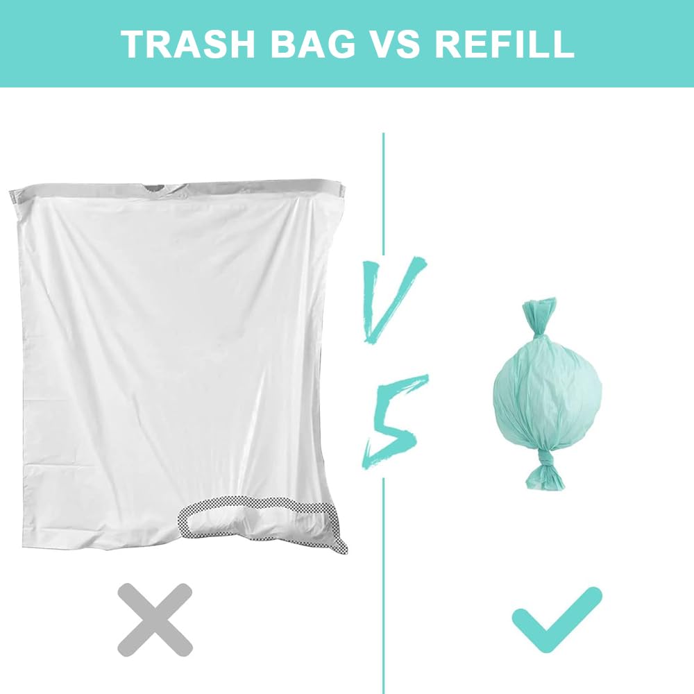 Diaper Disposal Liner Refills Compatible with Janibell Akord - FRTKYGY Official Imagery - 7