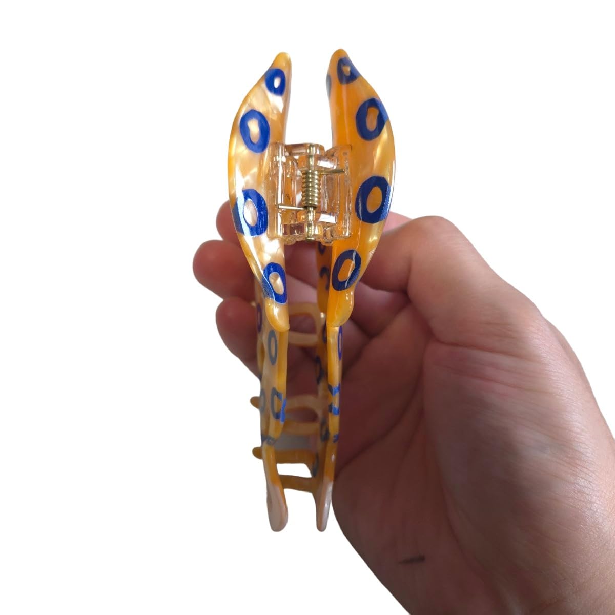 Blue-Ringed Octopus Claw Clip – Cellulose Acetate Hair Clip