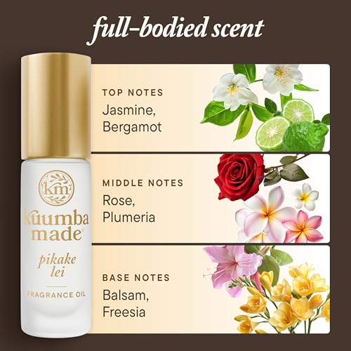 Kuumba Made Pikake Lei Fragrance Oil Roll-On, Alcohol-Free, 0.15 - Product Imagery