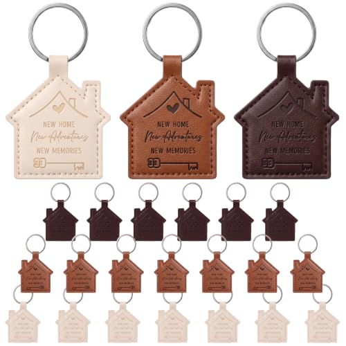 20 Pcs New Home Keychain Bulk Welcome Gifts - Product Imagery