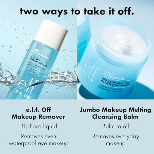 e.l.f. SKIN Holy Hydration! Makeup Melting Cleansing Balm, 2 oz - Product Imagery