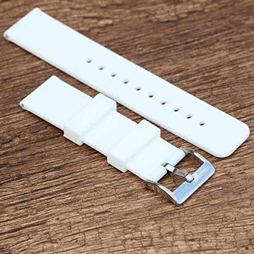 Wellfit Watch Strap, Soft Silicone Quick Release Watch Band, - Product Imagery