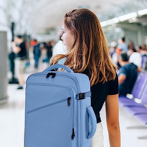 MATEIN Cute Backpack for Women, Expandable Carry on Backpack for - Product Imagery