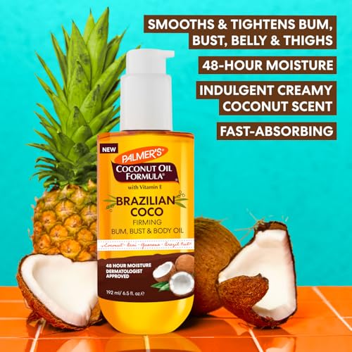 Palmer's Brazilian Coco Hot Mama Firming Kit (Cream 8.8 Oz + Oil - Product Imagery