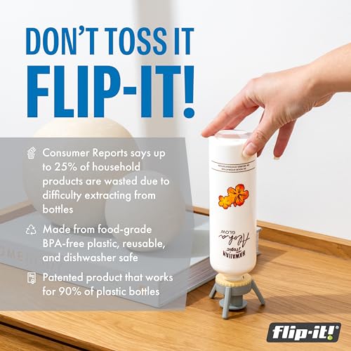 Flip-It! 2-Pack Premium Bottle Emptying Kit – No more wasted - Product Imagery