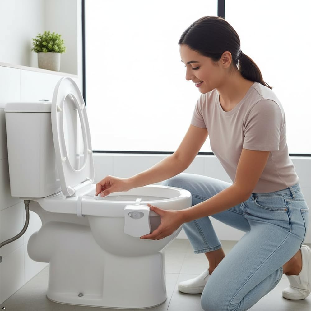 Toilet Light Motion Sensor Unique White Elephant Gift Ideas Tech Acces - View 2
