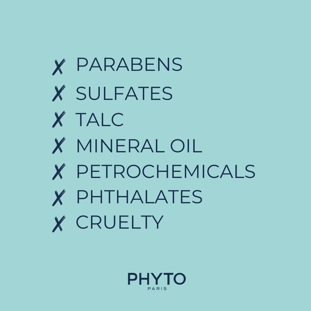 PHYTO Scalp Solutions Oil Absorbing Shampoo - Clarifying & Purifying for Oily Scalp, Removes Buildup & Excess Sebum - Silicone-Free, Refreshing Formula - 8.45 fl oz