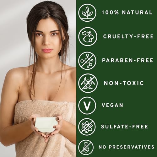 Tea Tree Oil Soap Bar for Face & Body, 4oz –All Natural Remedy - Product Imagery