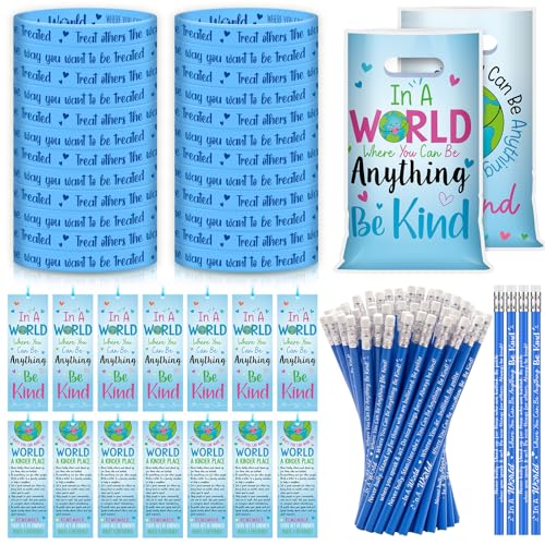 Resurhang 200 Pcs Be Kind Classroom Favors, Back to School Gifts - Product Imagery
