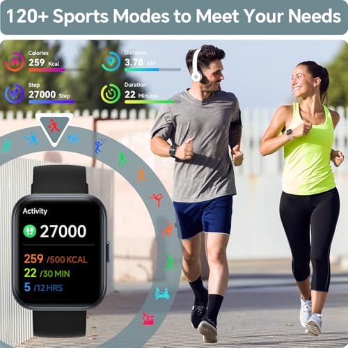 Smart Watch for Men Women, 1.85" Smart Watches Compatible - Product Imagery