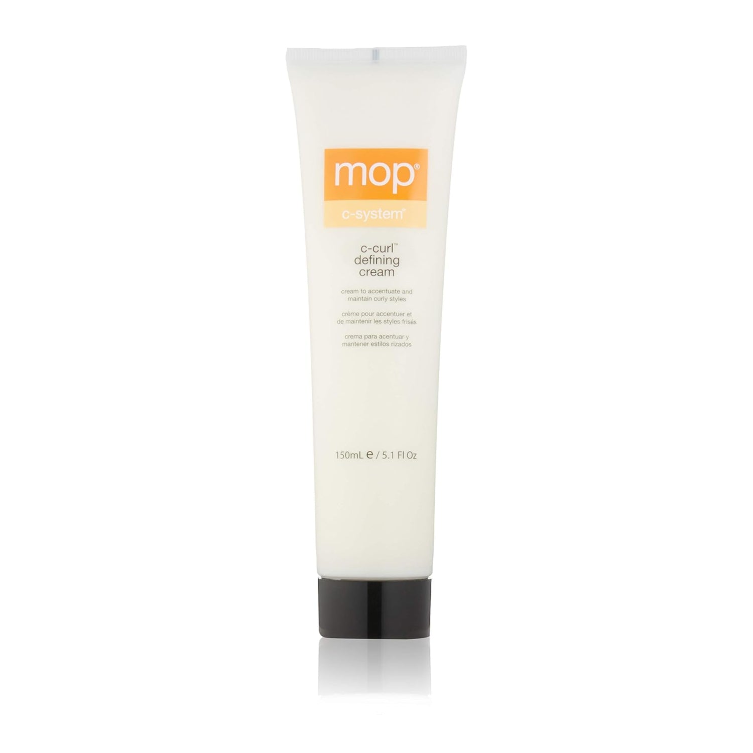 Elefair MOP C-System Curl Defining Cream in a 5.1-ounce jar, showcasing the product packaging and branding.