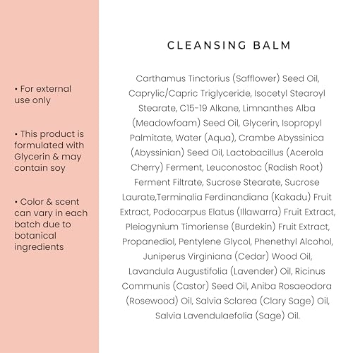 Indie Lee Cleansing Balm Makeup Remover - Oil Based Cleanser - Product Imagery