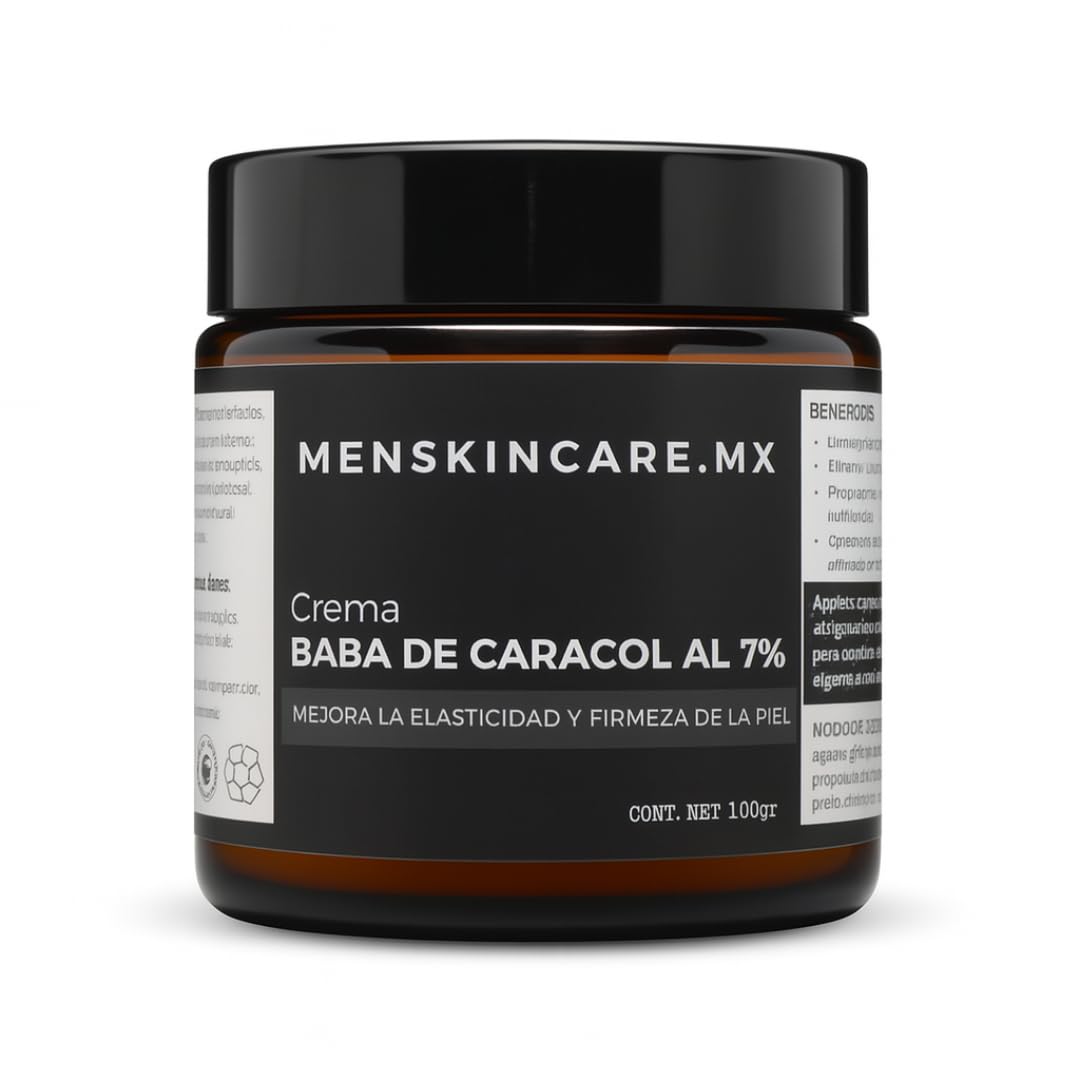 100g Snail Slime Cream for Men regenerates damaged skin - MENSKINCARE.MX Official Imagery - 2